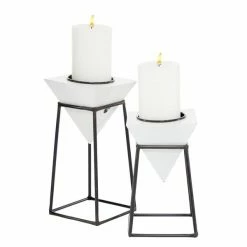 Cheapest 🥰 Grayson Lane 2-Candle Wood Pillar Holder (8-in x 10-in) ⌛ -GRAYSON LANE Sales 2022 330858256 AlternateImage5 l