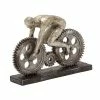 Best Pirce 🛒 Grayson Lane Bicycle Industrial Sculpture - Silver Poly Stone - 8-in X 10-in ❤️