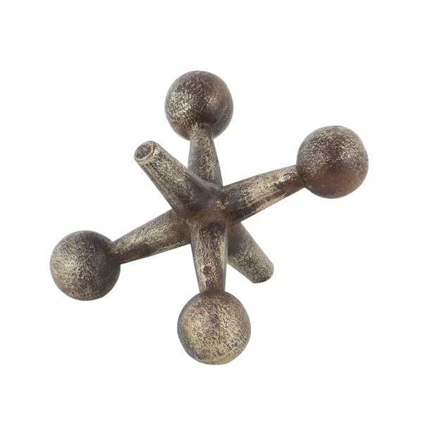 Discount ๐งจ Grayson Lane Set of 3 5-in , 7-in , 9-in - Gold Modern Geometric Sculpture - Metal ๐ 4 Discount ๐งจ Grayson Lane Set of 3 5-in , 7-in , 9-in - Gold Modern Geometric Sculpture - Metal ๐ - Image 4