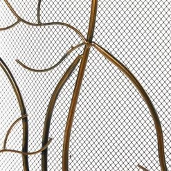 Hot Sale 😀 Grayson Lane Eclectic Fireplace Screen - Brass Metal - 33-in X 39-in 🛒 -GRAYSON LANE Sales 2022 330858268 AlternateImage2 l