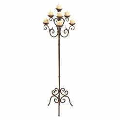 Coupon 🎁 Grayson Lane 6-Candle Metal Candelabra Holder - 61-in x 19-in 🤩