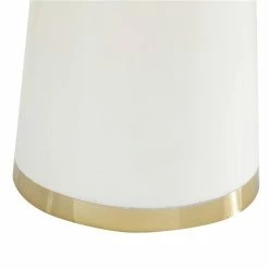 Deals ⭐ Grayson Lane Set of 2 6-in x 12-in Glam Vase - White - Metal 💯 -GRAYSON LANE Sales 2022 330858284 AlternateImage3 l