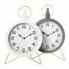Best Sale 🔔 Grayson Lane Analog 16-in x 10-in Set of 2 Multiple Colours Round Tabletop Standard Clock 🤩