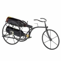 Cheap ❤️ Grayson Lane 2-Bottle Black Metal Industrial Wine Holder 😉