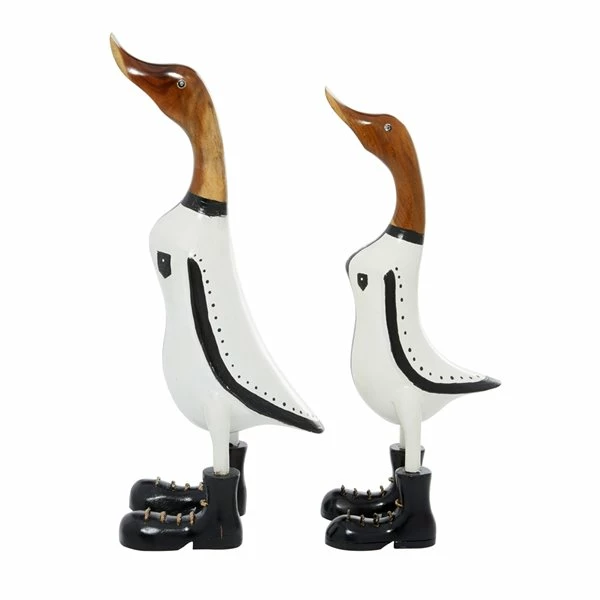 Budget ๐ Grayson Lane Duck Farmhouse Sculpture - White Wood - 16-in X 7-in ๐ 4 Budget ๐ Grayson Lane Duck Farmhouse Sculpture - White Wood - 16-in X 7-in ๐ - Image 4