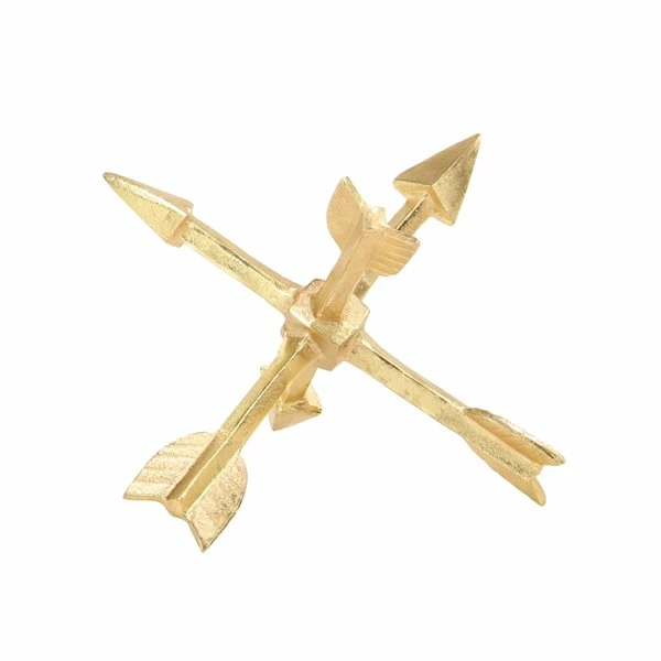 Budget 🛒 Grayson Lane Glam Sculpture - Gold Aluminum Geometric - 12-in X 12-in ⌛ 4 Budget 🛒 Grayson Lane Glam Sculpture - Gold Aluminum Geometric - 12-in X 12-in ⌛ - Image 4