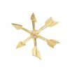 Budget 🛒 Grayson Lane Glam Sculpture - Gold Aluminum Geometric - 12-in X 12-in ⌛