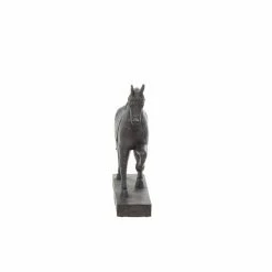 Wholesale 💯 Grayson Lane Horse Horse Traditional Sculpture - Brown Poly Stone - 9-in X 9-in ✨ -GRAYSON LANE Sales 2022 330858307 AlternateImage4 l