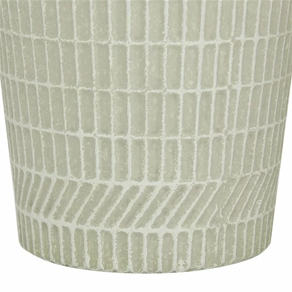 Promo 👍 Grayson Lane Contemporary Style Vase - White Metal - 13-in X 8-in 🎉 4 Promo 👍 Grayson Lane Contemporary Style Vase - White Metal - 13-in X 8-in 🎉 - Image 4