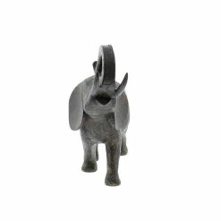 Cheapest 💯 Grayson Lane Eclectic- Grey Poly Stone Elephant Sculpture - 10-in X 12-in ✨ -GRAYSON LANE Sales 2022 330858316 AlternateImage3 l