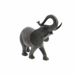 Cheapest 💯 Grayson Lane Eclectic- Grey Poly Stone Elephant Sculpture - 10-in X 12-in ✨ -GRAYSON LANE Sales 2022 330858316 AlternateImage4 l