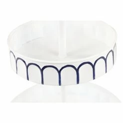 Outlet 😀 Grayson Lane Farmhouse 2 Tier Tray Stand - White Iron - 18-in X 13-in 🎉 -GRAYSON LANE Sales 2022 330858318 AlternateImage2 l