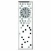Deals 🔔 Grayson Lane Analog 42-in x 13-in Silver Rectangle Wall Standard Clock ⌛