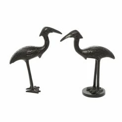 Cheapest ❤️ Grayson Lane Set of 2 7-in x 9-in Traditional Bird Sculpture - Black - Aluminum 😉