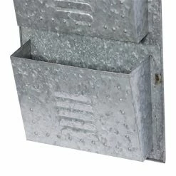 Cheap ⌛ Grayson Lane Farmhouse Magazine Rack Holder - Grey Metal - 35-in X 15-in x 4-in ❤️ -GRAYSON LANE Sales 2022 330858339 AlternateImage2 l