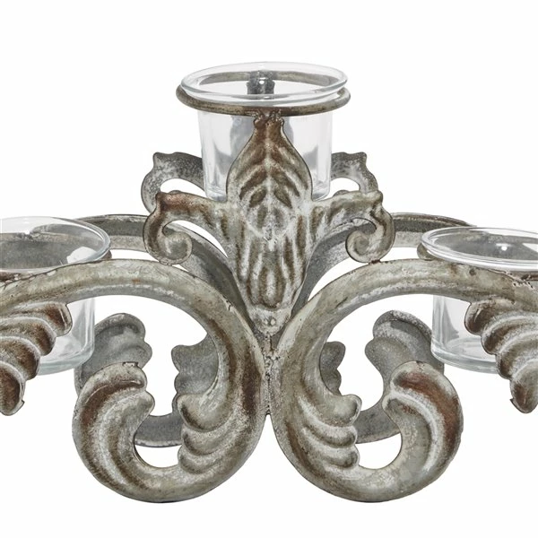 Buy ✨ Grayson Lane 5-Candle Metal Pillar Holder - 6-in x 18-in 😍 3 Buy ✨ Grayson Lane 5-Candle Metal Pillar Holder - 6-in x 18-in 😍 - Image 3