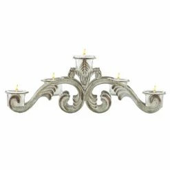 Buy ✨ Grayson Lane 5-Candle Metal Pillar Holder - 6-in x 18-in 😍