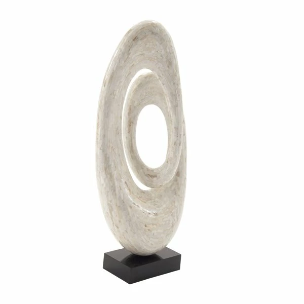 Best Sale ๐ Grayson Lane Sculpture - White Poly Stone Abstract - 30-in X 12-in ๐ฅฐ 5 Best Sale ๐ Grayson Lane Sculpture - White Poly Stone Abstract - 30-in X 12-in ๐ฅฐ - Image 5