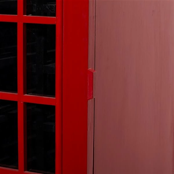 Wholesale ๐ Grayson Lane 27-Bottle Red Wood Vintage Wine Cabinet Holder โญ 3 Wholesale ๐ Grayson Lane 27-Bottle Red Wood Vintage Wine Cabinet Holder โญ - Image 3