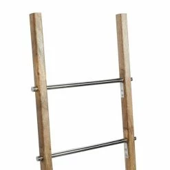 Discount 🌟 Grayson Lane Contemporary Ladder - Brown Stainless Steel - 59-in X 19-in x 2-in 😀 -GRAYSON LANE Sales 2022 330858356 AlternateImage3 l