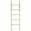Discount 🌟 Grayson Lane Contemporary Ladder - Brown Stainless Steel - 59-in X 19-in x 2-in 😀