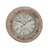 Budget 🤩 Grayson Lane Analog 31-in x 31-in Brown Round Wall Standard Clock 🎉