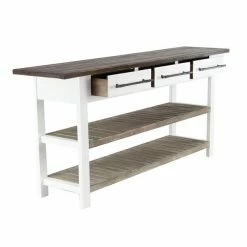 Budget 🤩 Grayson Lane 32-in x 71-in Wood Farmhouse Console Table 🧨 -GRAYSON LANE Sales 2022 330858368 AlternateImage5 l