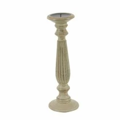Cheap 💯 Grayson Lane 3-Candle Pillar Holder - 18-in, 15-in, 12-in - Brown Mango Wood 🧨 -GRAYSON LANE Sales 2022 330858374 AlternateImage5 l