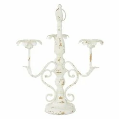 Top 10 ⭐ Grayson Lane 3-Candle Metal Candelabra Holder - 18-in x 14-in 😉 -GRAYSON LANE Sales 2022 330858376 AlternateImage5 l