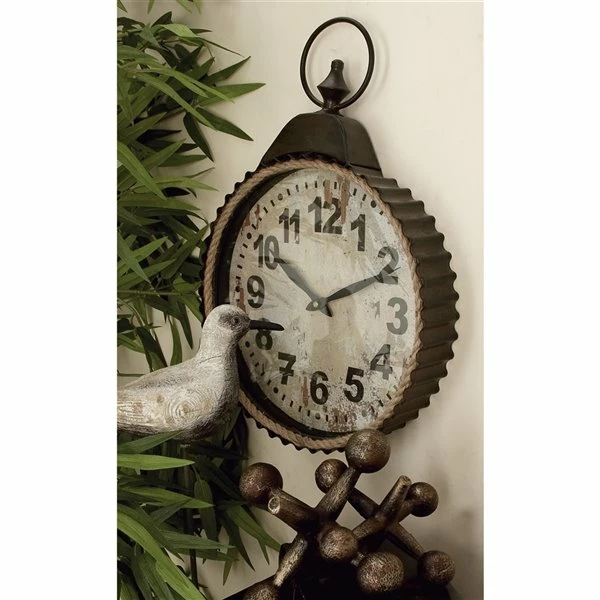 Best deal ๐ Grayson Lane Analog 20-in x 13-in Black Round Wall Standard Clock ๐งจ 2 Best deal ๐ Grayson Lane Analog 20-in x 13-in Black Round Wall Standard Clock ๐งจ - Image 2