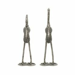 Wholesale 🛒 Grayson Lane Set of 2 20-in , 18-in Silver Rustic Bird Sculpture - Aluminum 😍 -GRAYSON LANE Sales 2022 330858381 AlternateImage3 l