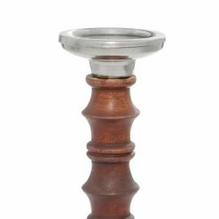 New 🌟 Grayson Lane 3-Candle Wood Pillar Holder - 12-in, 15-in, 18-in 🎁 -GRAYSON LANE Sales 2022 330858387 AlternateImage3 l