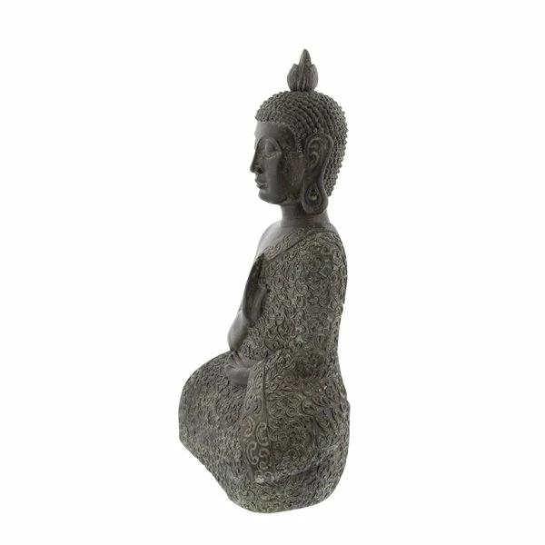 Flash Sale 🤩 Grayson Lane Buddha Bohemian Sculpture - Brown Poly Stone - 17-in X 9-in ⭐ 5 Flash Sale 🤩 Grayson Lane Buddha Bohemian Sculpture - Brown Poly Stone - 17-in X 9-in ⭐ - Image 5