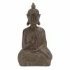 Flash Sale 🤩 Grayson Lane Buddha Bohemian Sculpture - Brown Poly Stone - 17-in X 9-in ⭐