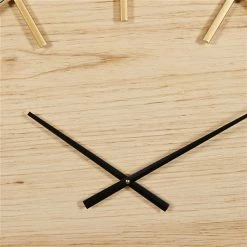 Outlet ⭐ Grayson Lane Analog 24-in x 24-in Brown Round Wall Standard Clock 🛒 -GRAYSON LANE Sales 2022 330858396 AlternateImage4 l