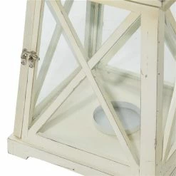 Best Sale 💯 Grayson Lane 2-Candle Wood Lantern Holder - 19-in, 12-in ✔️ -GRAYSON LANE Sales 2022 330858398 AlternateImage3 l