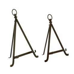 Coupon 🎁 Grayson Lane Set of 2 13-in , 15-in Traditional Easels - Bronze - Metal 🥰