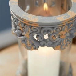 Wholesale 😍 Grayson Lane 1-Candle Resin Pillar Holder - 10-in x 5-in 🌟 -GRAYSON LANE Sales 2022 330858414 AlternateImage3 l
