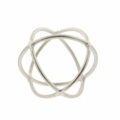 Best Sale ❤️ Grayson Lane Set of 2 10-in , 8-in Silver Modern Geometric Sculpture - Aluminum 😉 -GRAYSON LANE Sales 2022 330858427 AlternateImage3 l