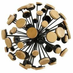 Best reviews of ⌛ Grayson Lane Set of 2 6-in , 7-in - Brown Modern Abstract Sculpture - Metal 🎉 -GRAYSON LANE Sales 2022 330858429 AlternateImage2 l