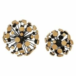 Best reviews of ⌛ Grayson Lane Set of 2 6-in , 7-in - Brown Modern Abstract Sculpture - Metal 🎉