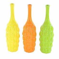Cheapest ✨ Grayson Lane Set of 3 5-in x 18-in Coastal Vase - Multi Coloured - Ceramic ⌛ -GRAYSON LANE Sales 2022 330858450 AlternateImage4 l