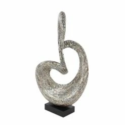 Flash Sale 😉 Grayson Lane Capiz Shell Abstract Sculpture- Grey - 30-in X 16-in ❤️ -GRAYSON LANE Sales 2022 330858459 AlternateImage3 l