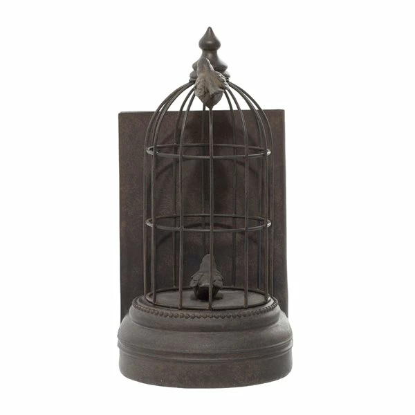 Coupon 🎁 Grayson Lane Set of 2 6-in x 10-in - Black Farmhouse Birdcage Bookends - Metal ⌛ 4 Coupon 🎁 Grayson Lane Set of 2 6-in x 10-in - Black Farmhouse Birdcage Bookends - Metal ⌛ - Image 4