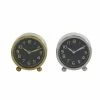 Buy 🧨 Grayson Lane Analog 6-in x 5-in Set of 2 Multiple Colours Round Tabletop Standard Clock 😀