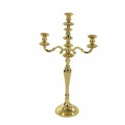 Flash Sale 🎁 Grayson Lane 5-Candle Metal Candelabra Holder - 25-in x 14-in ⌛ -GRAYSON LANE Sales 2022 330858467 AlternateImage5 l