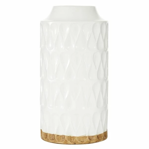 Promo ๐ Grayson Lane Set of 2 8-in x 16-in Contemporary Vase - White Porcelain ๐ฅ 1 Promo ๐ Grayson Lane Set of 2 8-in x 16-in Contemporary Vase - White Porcelain ๐ฅ