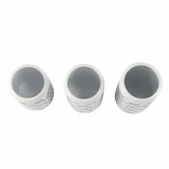 Best reviews of 🌟 Grayson Lane Set of 3 12-in , 10-in , 9-in Farmhouse Decorative Jar - White - Metal ✨ -GRAYSON LANE Sales 2022 330858477 AlternateImage4 l