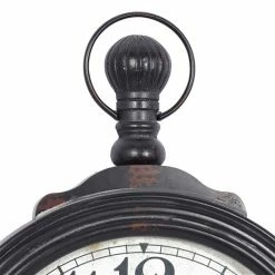 Best deal 🥰 Grayson Lane Analog 39-in x 28-in Brown Round Wall Standard Clock 🔔 -GRAYSON LANE Sales 2022 330858484 AlternateImage4 l