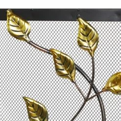 Discount ❤️ Grayson Lane Farmhouse Fireplace Screen - Green- Metal - 33-in X 39-in 🤩 -GRAYSON LANE Sales 2022 330858486 AlternateImage2 l